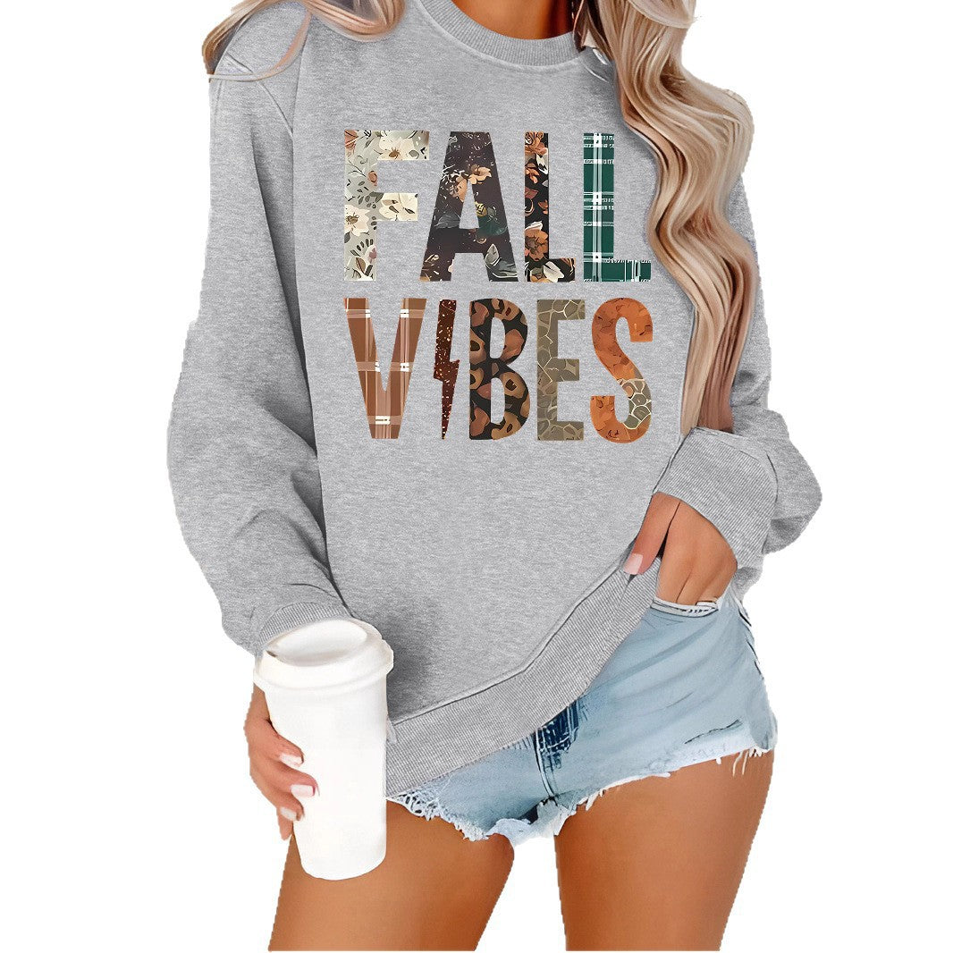 Damen Sweatshirt mit grafischem Aufdruck und bequemem Schnitt Drune