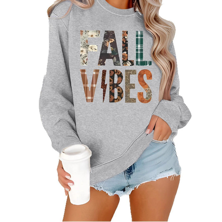Damen Sweatshirt mit grafischem Aufdruck und bequemem Schnitt Drune