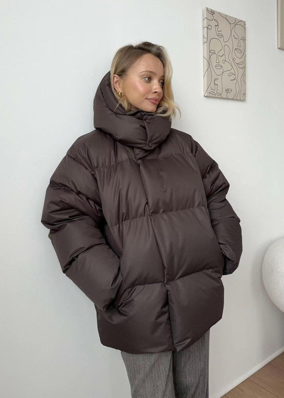 Drune | Pufferjacke - Burgunderrot