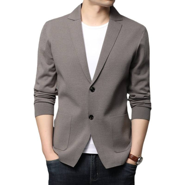 Herren Strickblazer mit eleganten Knopfdetails und praktischen Taschen Drune
