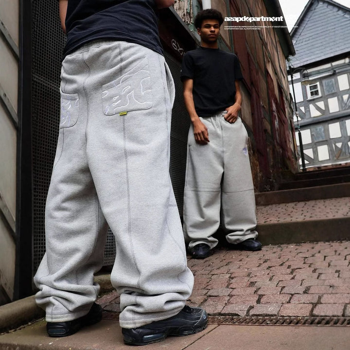 Damen Sweatpants mit innovativem Design und trendigem Zip-Detail Drune
