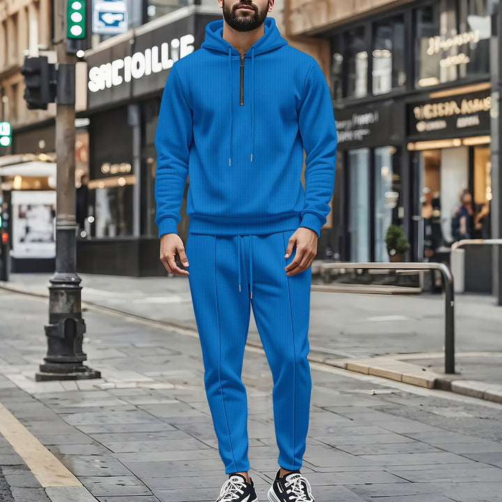 Herren Sportliches Jogginganzug mit strukturiertem Design Drune