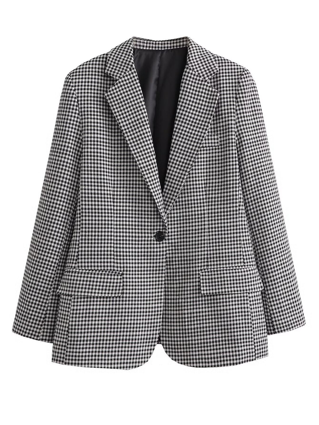 Damen elegante Blazerjacke mit modernem Schnitt und praktischen Taschen Drune