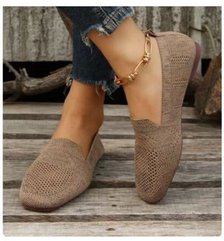 Damen Perforierte Slip-On Loafers Drune