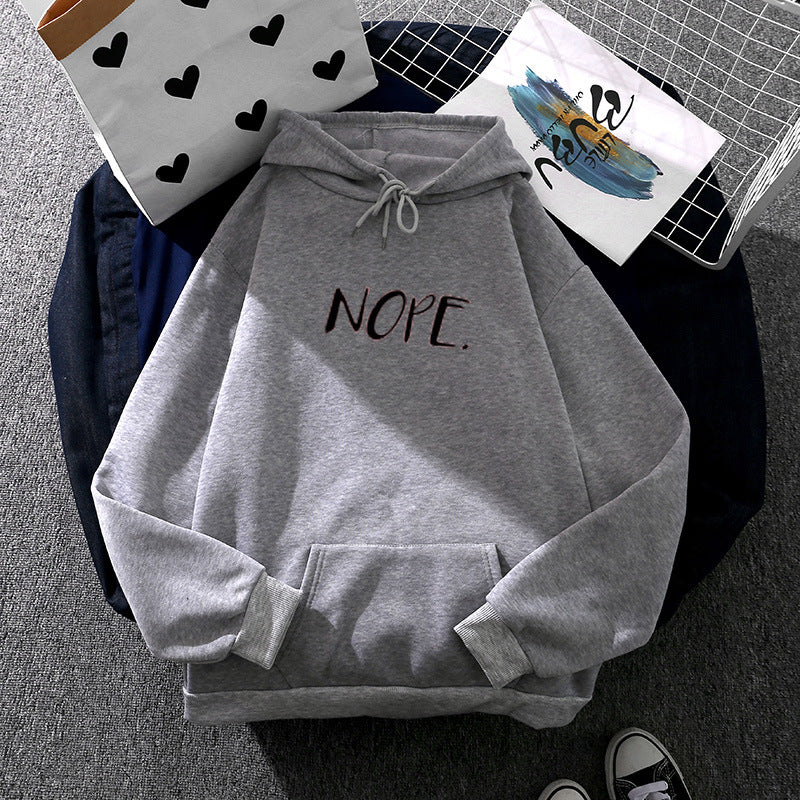 Damen Kapuzenpullover mit witzigem Schriftzug Drune