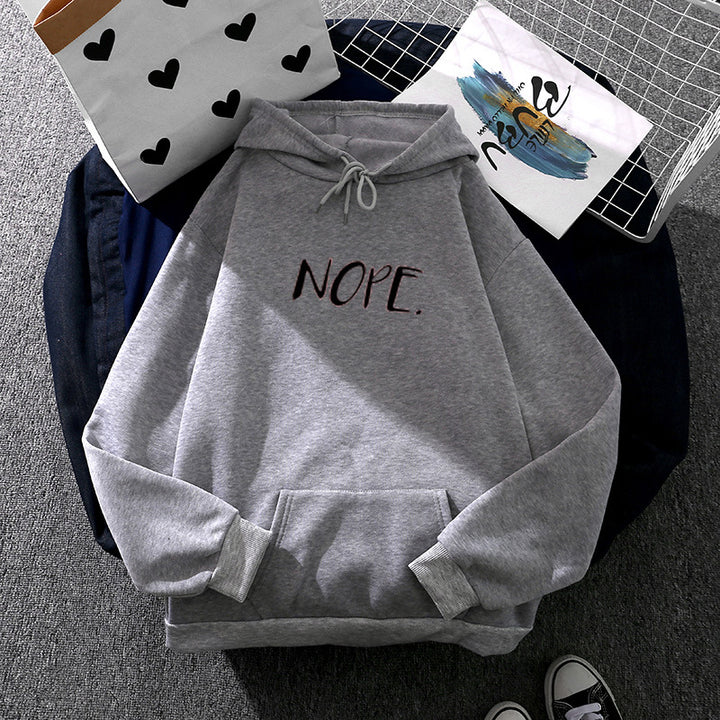 Damen Kapuzenpullover mit witzigem Schriftzug Drune