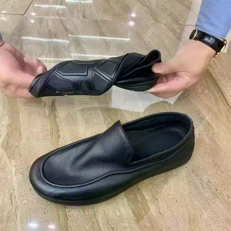 Damen Elegante Leder Slipper mit komfortabler Innensohle Drune