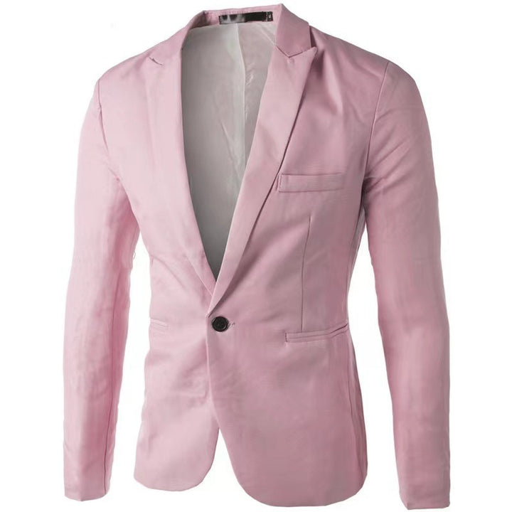 Herren eleganter Blazer mit schmalem Schnitt und feinen Akzenten Drune