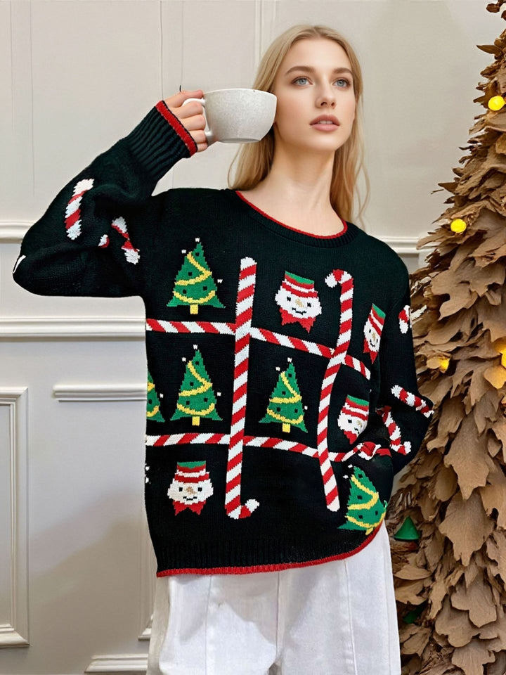 Damen Weihnachtspullover Drune