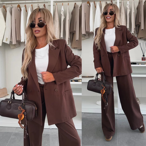 Damen Elegantes und modernes Blazer-Set Drune