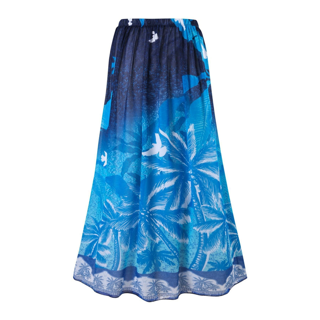 Damen Eleganter Badeanzug mit passendem Maxi-Sarong Drune