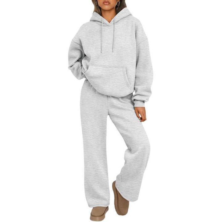 Damen Sweatanzug mit lässigem Schnitt und praktischen Taschen Drune