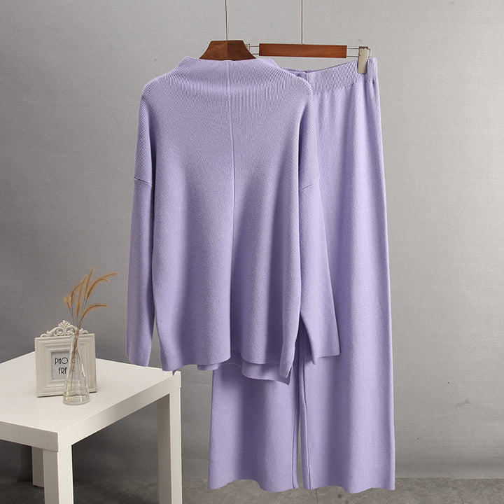 Damen Elegantes Strickensemble mit weitem Schnitt Drune