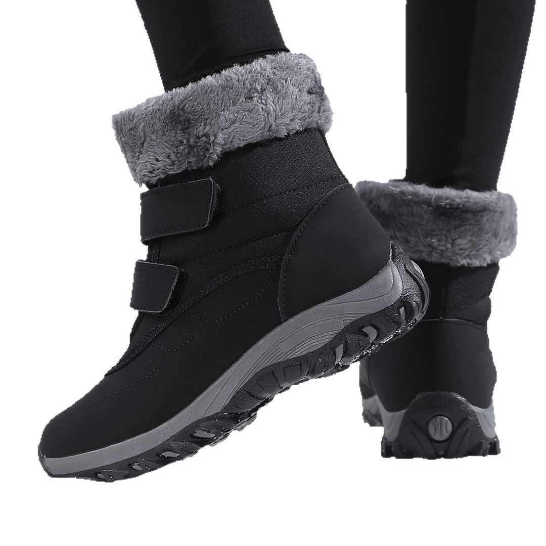 Damen Winterstiefel mit rutschfester Sohle und warmem Innenfutter Drune