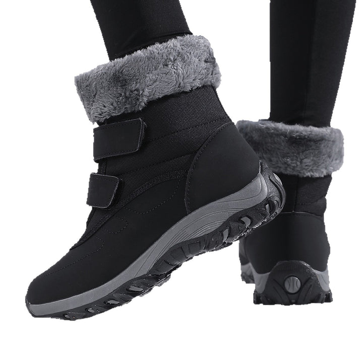 Damen Winterstiefel mit rutschfester Sohle und warmem Innenfutter Drune