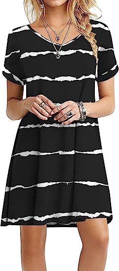 Damen lässiges Strandkleid Drune