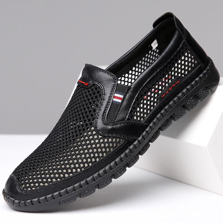 Herren Slip-On Mesh Lauf Schuhe Drune