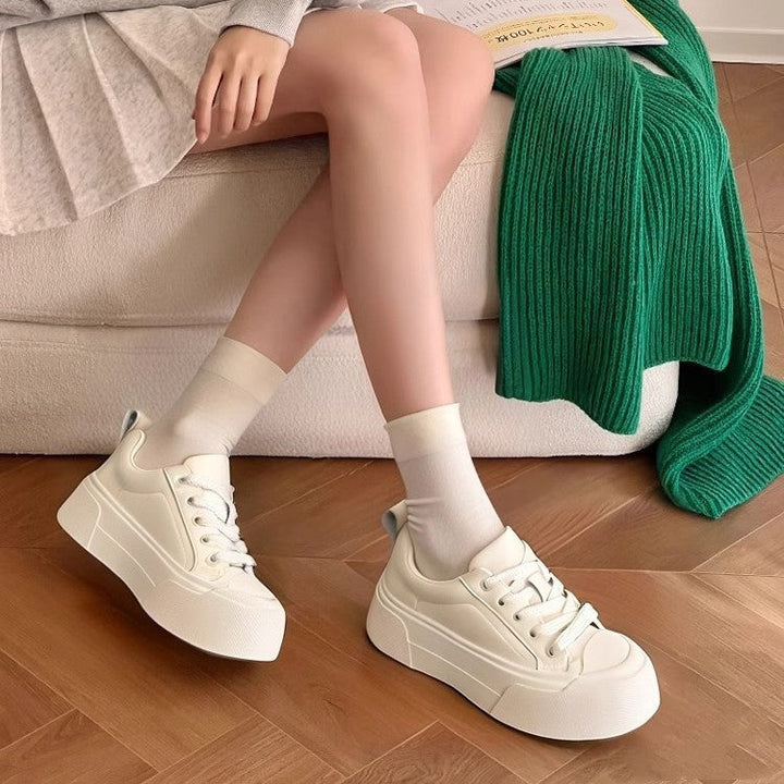 Damen Sneaker mit erhöhter Sohle Drune