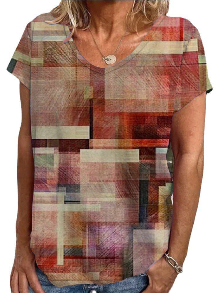 Damen T-Shirt mit einzigartigem Mandala-Design Drune