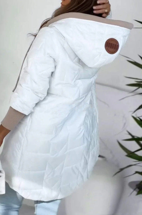 Damen Steppjacke mit Kapuze und lässiger Passform Drune