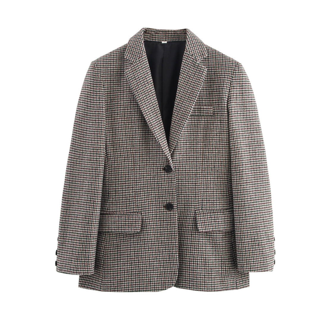 Damen Blazer im zeitlosen Karomuster Drune