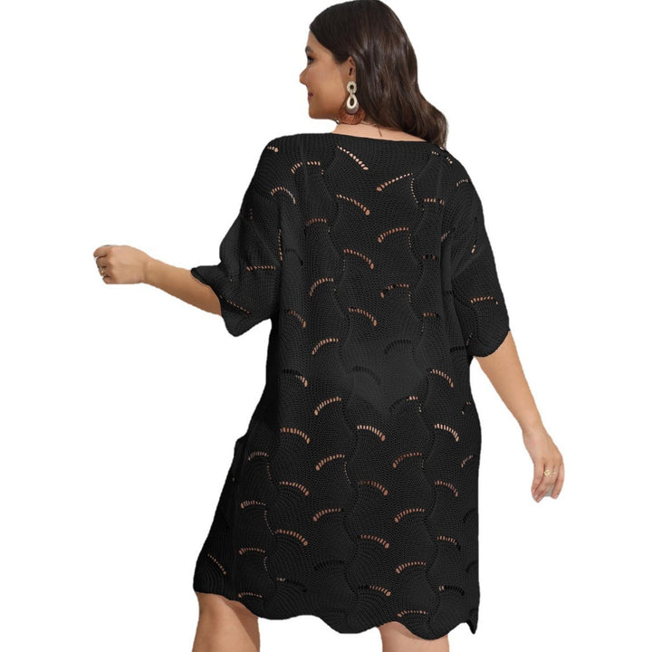 Damen luftig-leichter Häkel-Poncho Drune