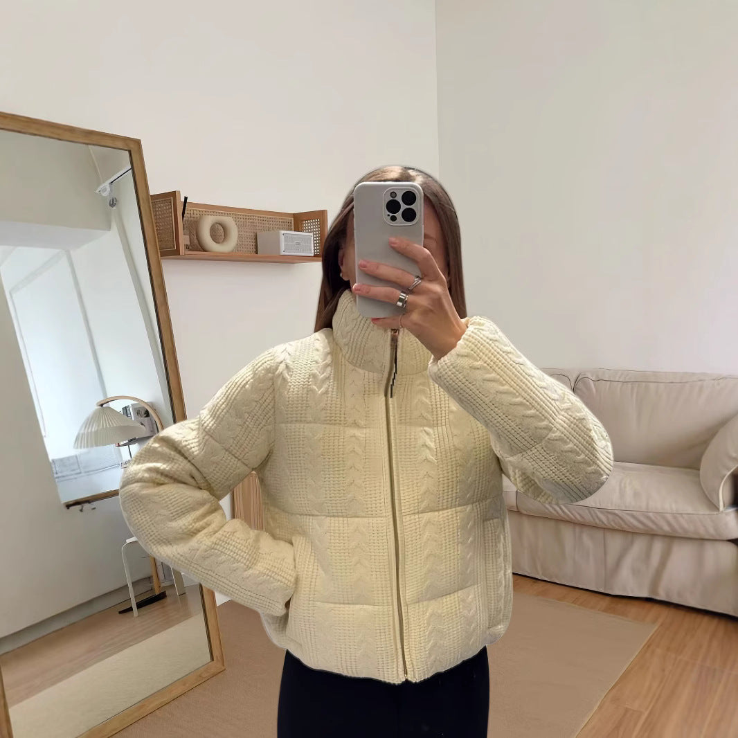 Damen Strick-Steppjacke Drune
