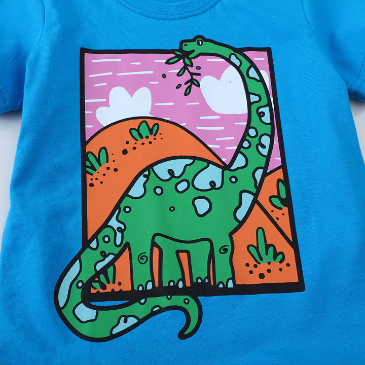 Jungen T-Shirt mit kreativem Dinosaurier-Motiv Drune
