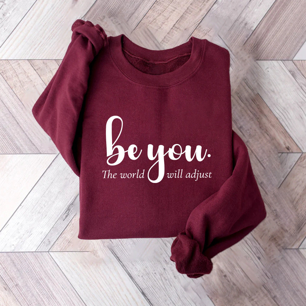 Damen Sweatshirt mit inspirierendem Motiv und motivierender Botschaft Drune