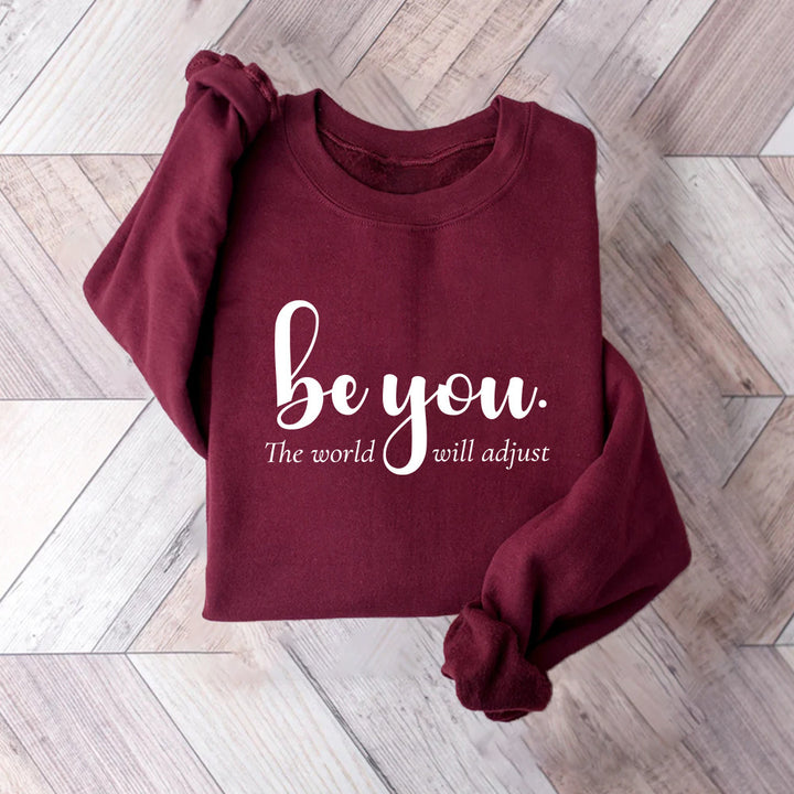Damen Sweatshirt mit inspirierendem Motiv und motivierender Botschaft Drune