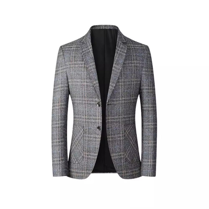 Damen elegante kariert Blazer Drune