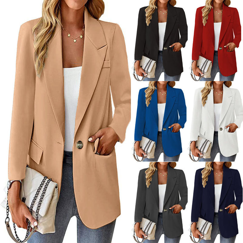 Damen eleganter Oversize-Blazer Drune