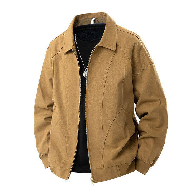 Damen modische Übergangsjacke mit elastischen Bündchen und praktischen Taschen Drune