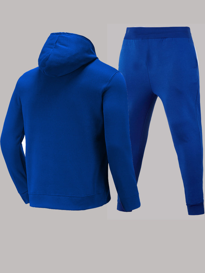 Damen lässiges Kapuzenpullover und Jogginghose Set mit festlichem Weihnachtsmotiv Drune