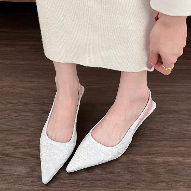 Damen Spitzer-Pumps mit Eleganter Ausschnitt-Design Drune