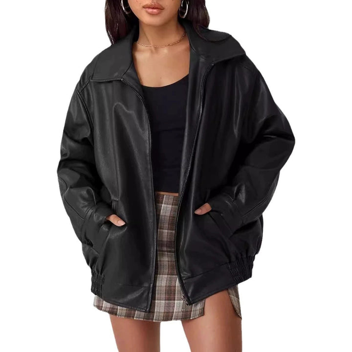 Damen oversized Übergangsjacke mit modernem Schnitt Drune