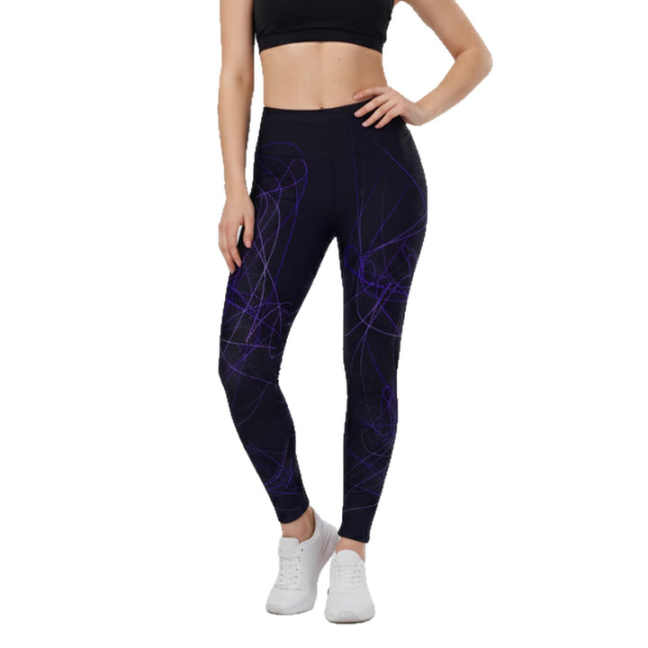 Damen Sportlegging mit stilvollem grafischen Design Drune