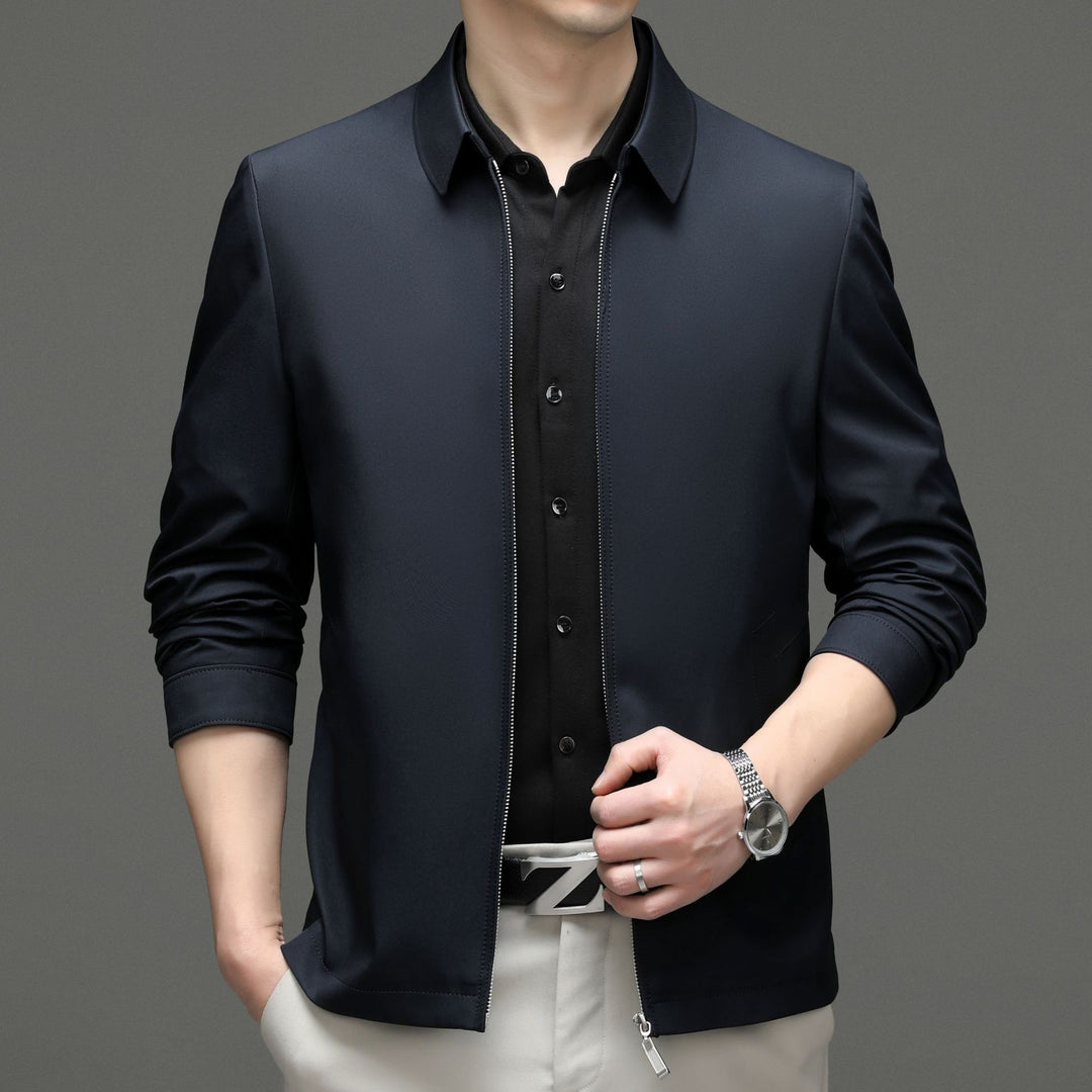 Herren Übergangsjacke mit modernem Schnitt und elastischen Bündchen Drune