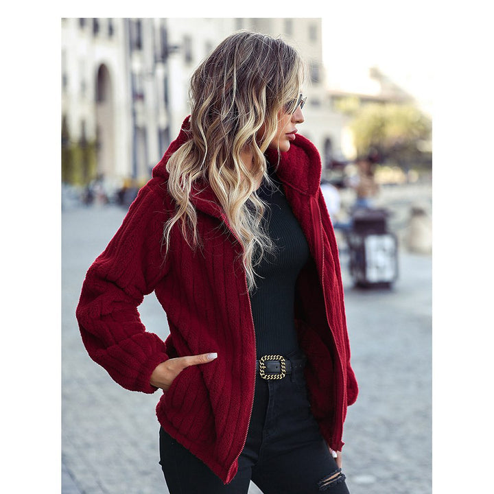 Drune | Kapuzenfleecejacke - Plüschige Wärme - Vollzip-Design - Lässiges Winter-Essential
