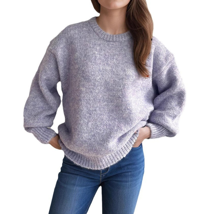 Damen Grobstrickpullover mit großzügigen Ärmeln und modernem Schnitt Drune