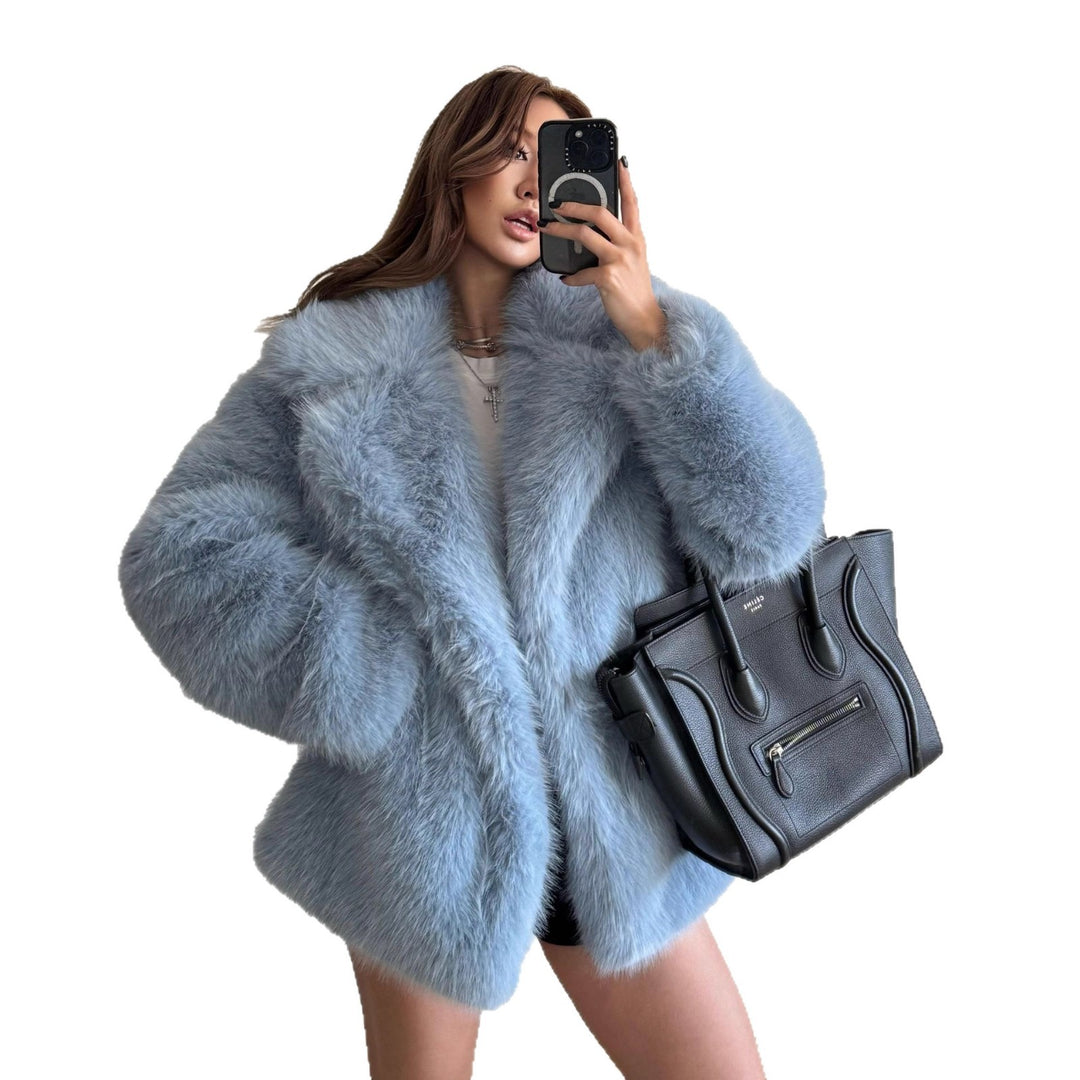 Damen Luxuriöser Oversized-Daunenmantel Drune