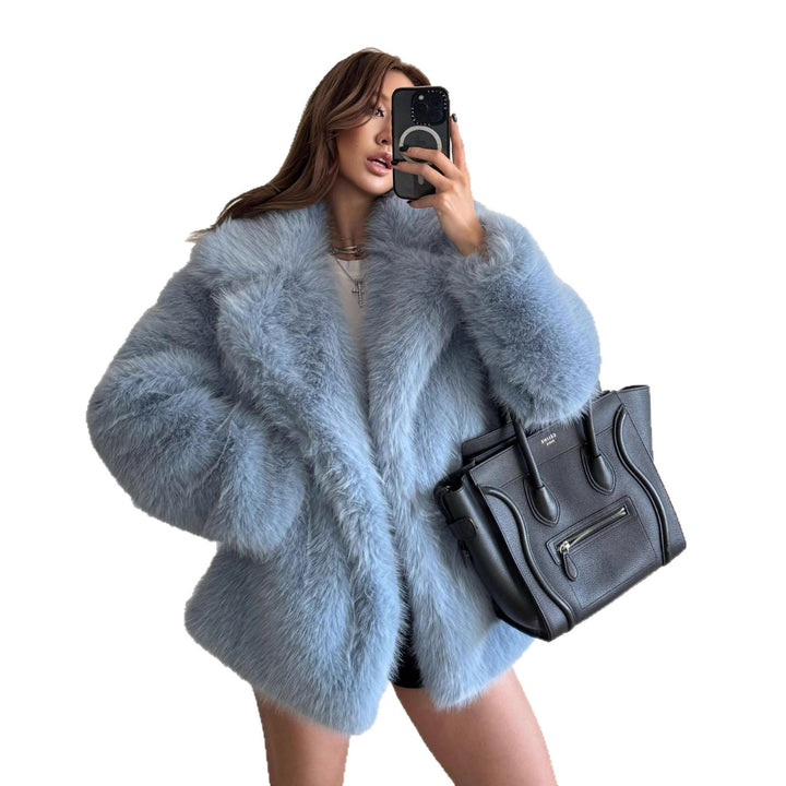 Damen Luxuriöser Oversized-Daunenmantel Drune
