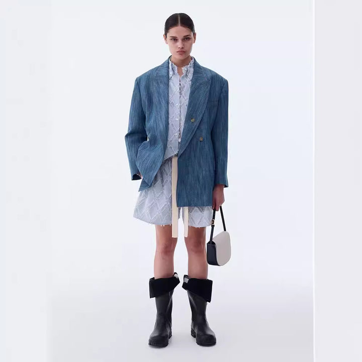 Damen lässige Shorts mit elastischem Bund und slidlichem Muster Drune