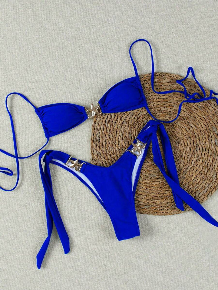 Damen Bikini-Set mit eleganten Schnallen Drune