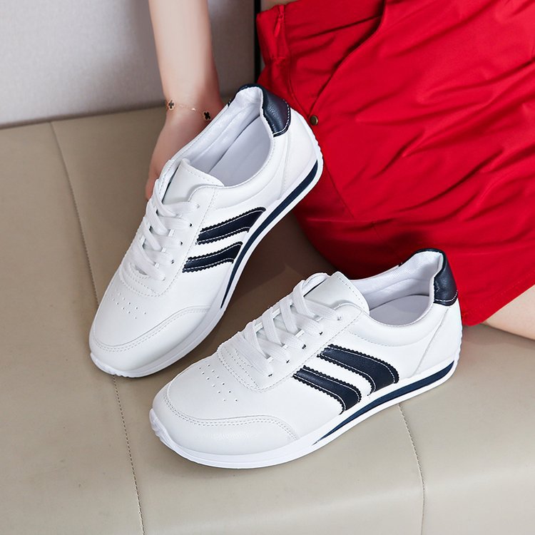 Damen klassische Sneakers mit modischen Streifen Drune