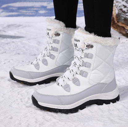 Damen Winterstiefel mit isolierendem Innenfutter und rutschfester Sohle Drune