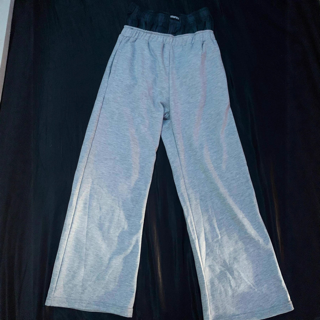Damen weite Jogginghose mit elastischem Bund und hochwertiger Baumwolle Drune
