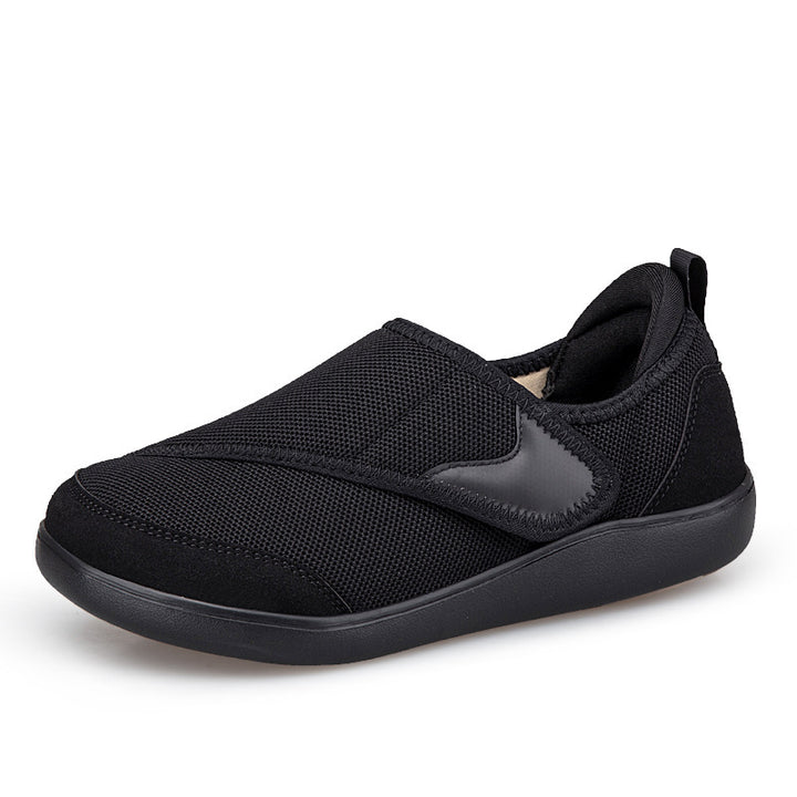 Damen nan einhändig verstellbarer Schlupf-Halbschuh mit Klettriemen, atmungsaktivem Mesh und stoßdämpfender EVA-Sohle Drune