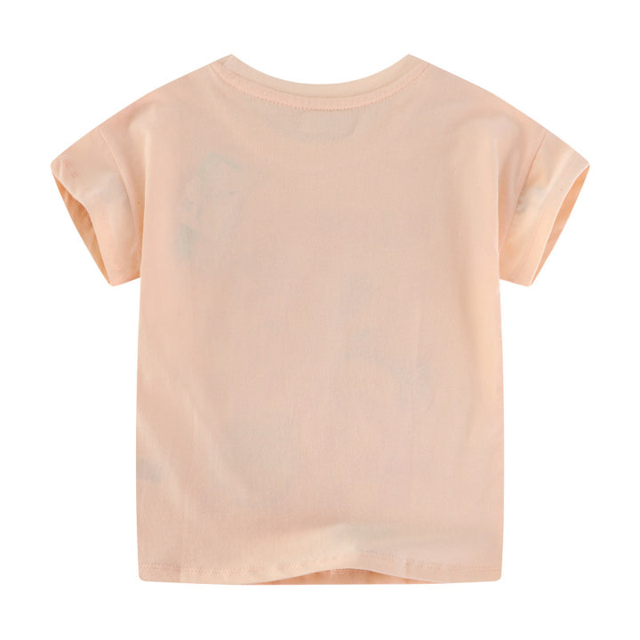 Mädchen T-Shirt mit fröhlichem Speisenmotiv Drune