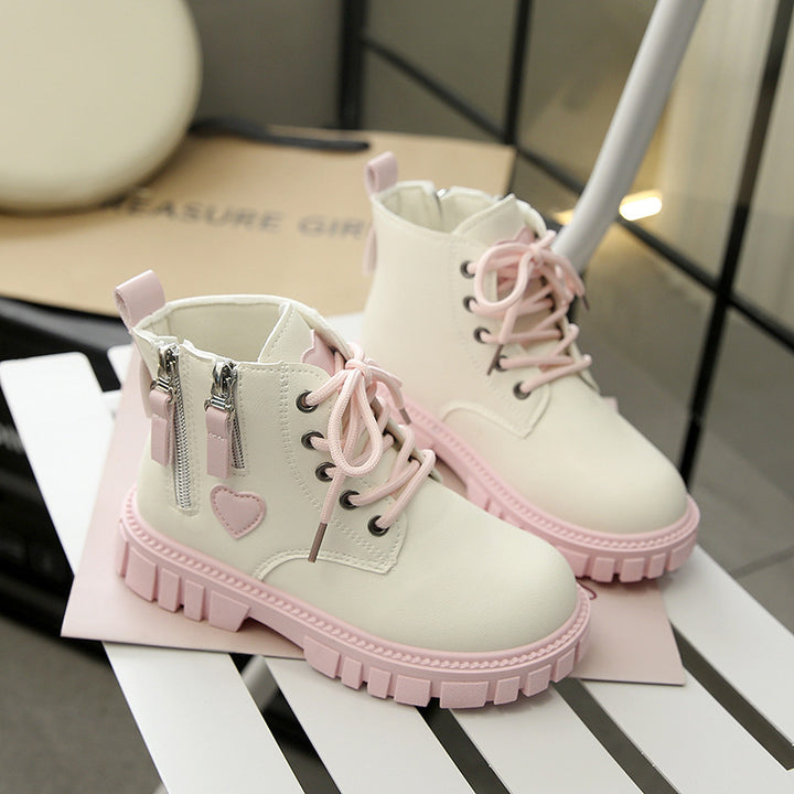 Damen Modische Boots mit praktischer Reißverschlussfunktion und rutschfester Sohle Drune